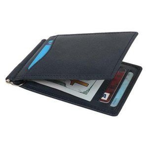 RFID Front Pocket Wallet with Money Clip- RFID Blocking Minimalist Bifold  Vinta